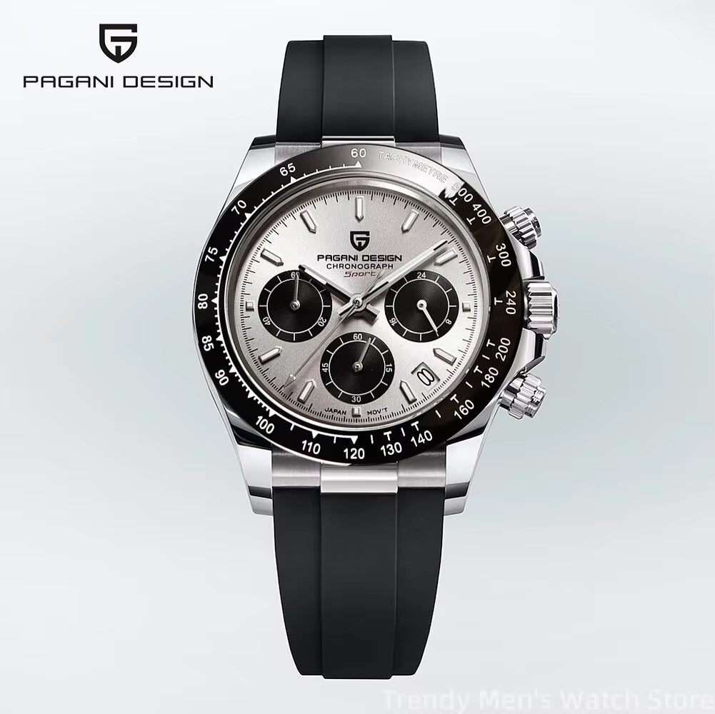 2024  Watch Men Quartz Top Brand Luxury Automatic Date Wristwatch for Men Waterproof Sport Chronograph Clock Mans